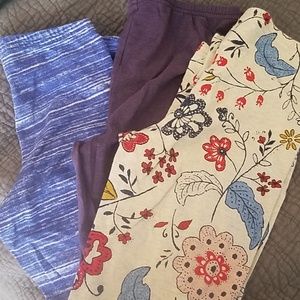 3 pairs leggings